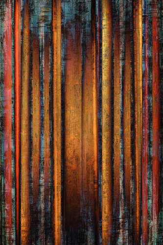 Vibrant colorful stripes and abstract background. Digital art product. di ihsan Okur, Digitale in vendita su Singulart