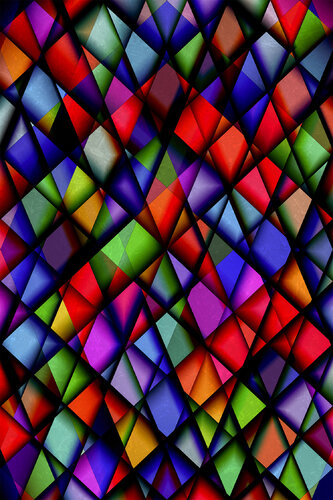 Abstract triangles textured backgound. 0019. by ihsan Okur, Digital for Sale on Singulart