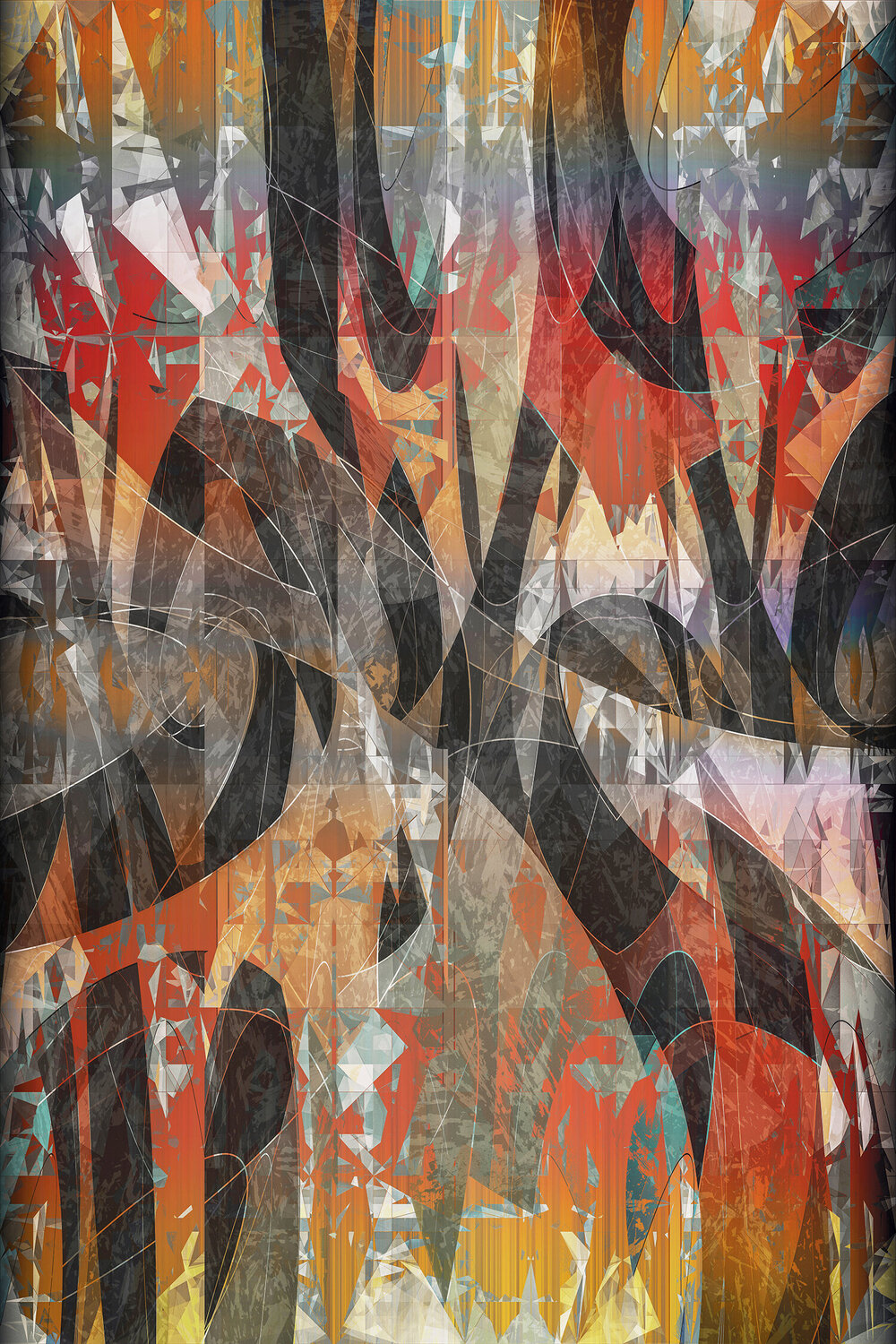 Abstract 0076. ihsan Okur Digitaal te koop