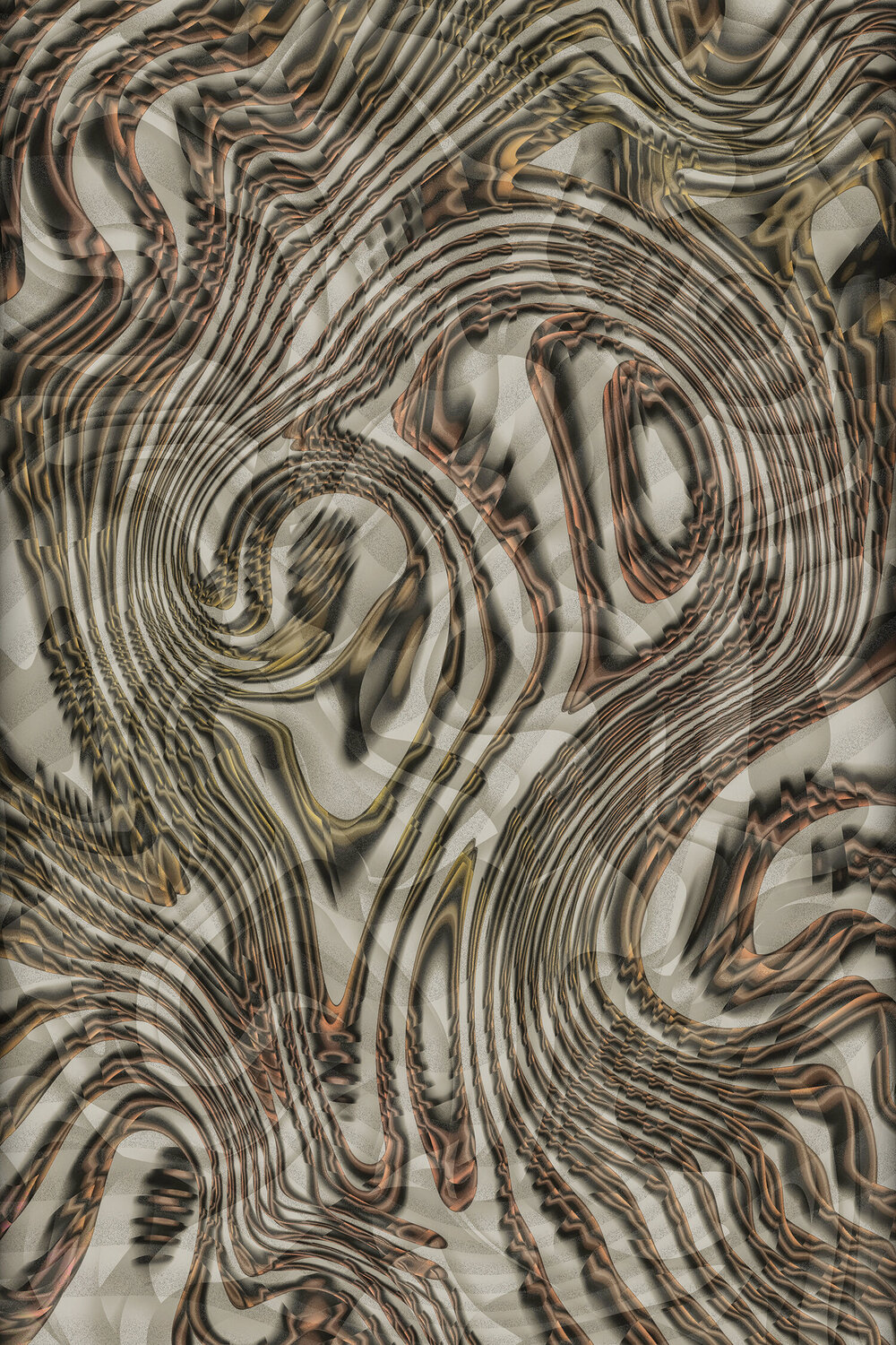 Abstract 0080. ihsan Okur Digital for sale