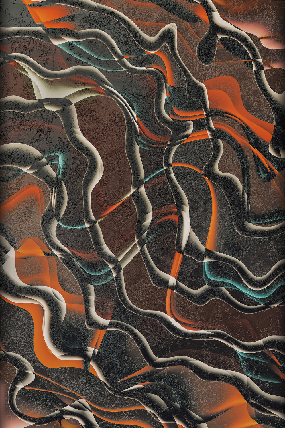 Abstract 0087. ihsan Okur Digital for sale