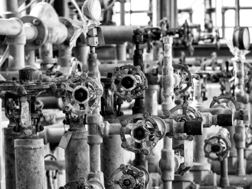 TUBERIAS di Jose Maria Lamo de Espinosa Michels de Champourcin, Fotografia in vendita su Singulart