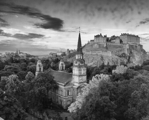 Atardecer en Edinburgo Jose Maria Lamo de Espinosa Michels de Champourcin
