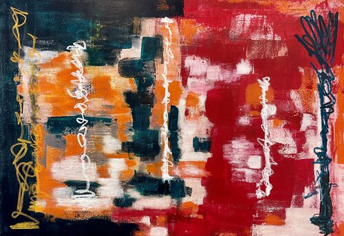 Candy-flip van Denise Jacottet, Schilderij te koop op Singulart