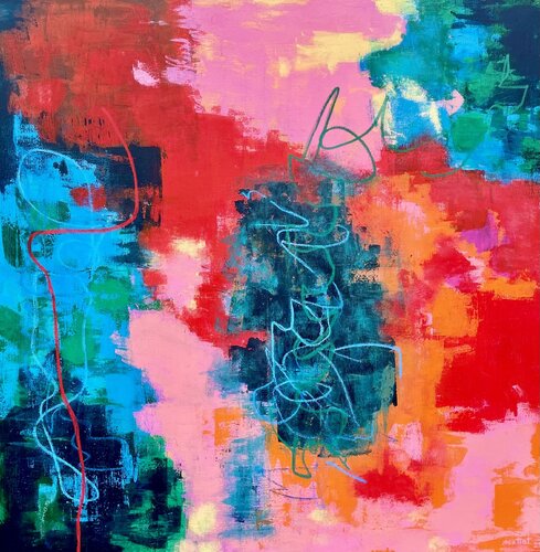 Die Freude der Vorfreude van Denise Jacottet, Schilderij te koop op Singulart
