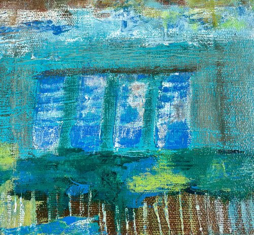 Orangerie unter Glas und Licht van Denise Jacottet, Schilderij te koop op Singulart