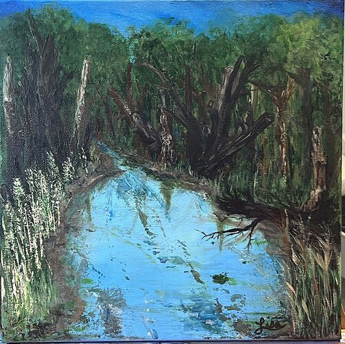 Swamp Beauty de Lisa Oxendine, Pintura a la venta en Singulart