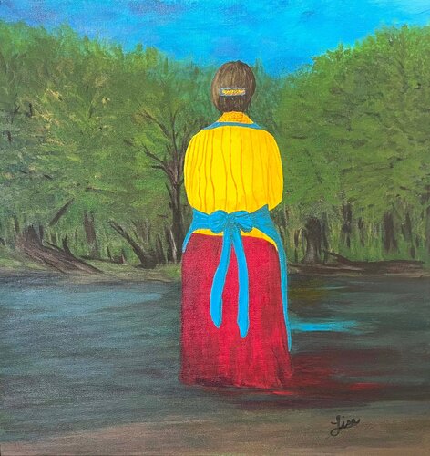 She Prays de Lisa Oxendine, Pintura a la venta en Singulart