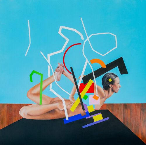 Malevich as a boat  by Sulette van der Merwe, Painting for Sale on Singulart
