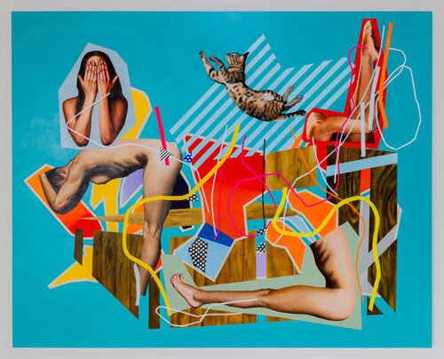 Synaptic bridge  by Sulette van der Merwe, Painting for Sale on Singulart