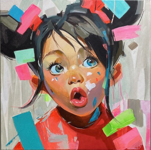 WOW Effect – The Magic of Pure Emotions von Mariia Kotiuzhynska, Malerei kaufen auf Singulart