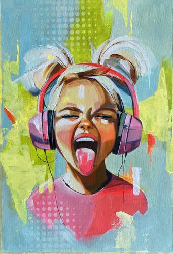 Wild Beat by Mariia Kotiuzhynska, Painting for Sale on Singulart