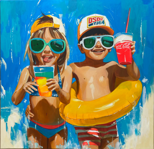 Summer Vibes by Mariia Kotiuzhynska, Painting for Sale on Singulart