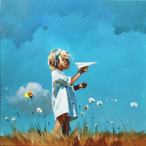 Lightness par Mariia Kotiuzhynska, Peinture en vente sur Singulart