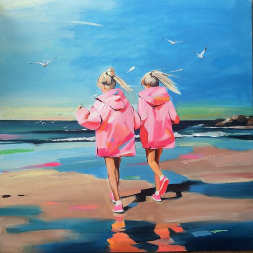 Salt in the Air di Mariia Kotiuzhynska, Pittura in vendita su Singulart