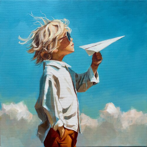 Ready to Fly by Mariia Kotiuzhynska, Painting for Sale on Singulart