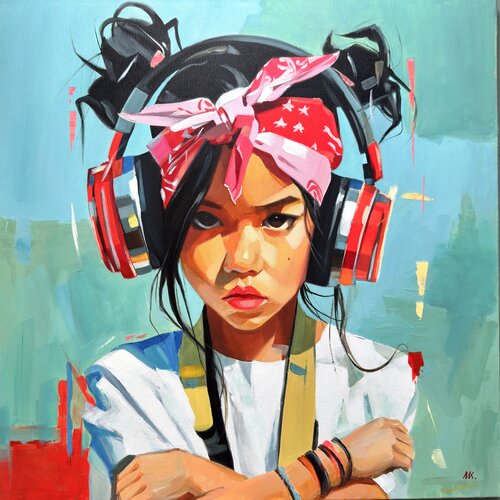 Do Not Disturb par Mariia Kotiuzhynska, Peinture en vente sur Singulart