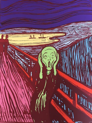 The Scream (Green) van Sunday B. Morning, Afdruk te koop op Singulart