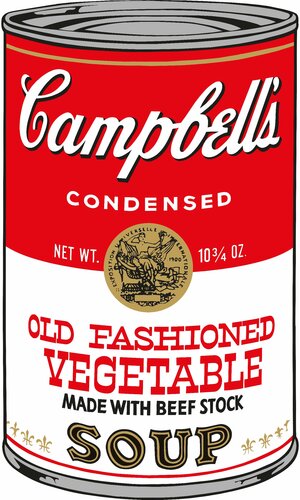 Soup Can (Old Fashioned Vegetable) van Sunday B. Morning, Afdruk te koop op Singulart