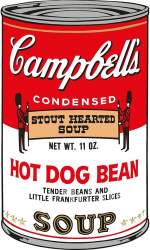 Soup Can (Hot Dog Bean) by Sunday B. Morning, Print for Sale on Singulart