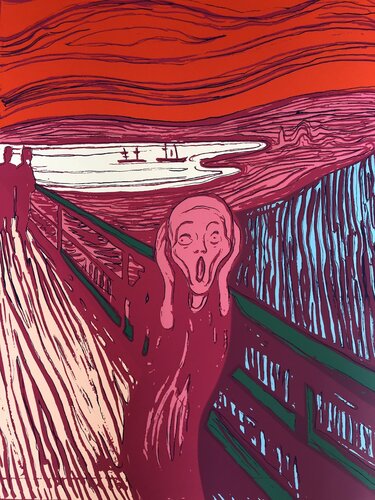 The Scream (Pink) by Sunday B. Morning, Print for Sale on Singulart