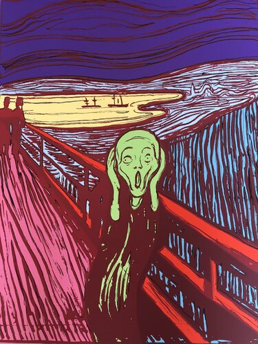 The Scream (Green) by Sunday B. Morning, Print for Sale on Singulart