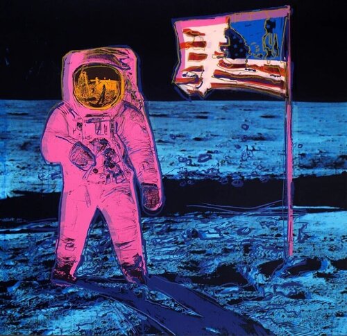 Moonwalk: Pink von Sunday B. Morning, Druck kaufen auf Singulart