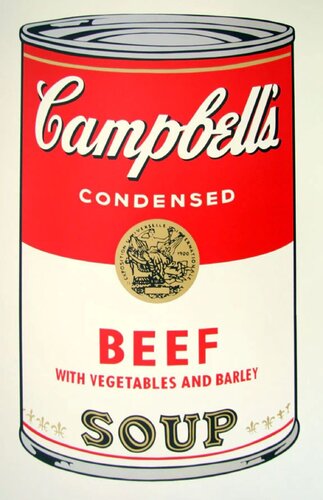 Soup Can Series 1 Beef Soup by Sunday B. Morning, Print for Sale on Singulart
