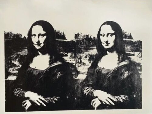 Mona Lisa 5: Double Black on Vellum par Sunday B. Morning, Édition en vente sur Singulart
