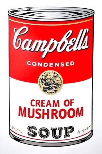 Soup Can Series 1 Cream of Mushroom Soup de Sunday B. Morning, Impresión a la venta en Singulart