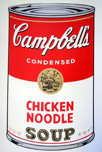 Soup Can Series 1 Chicken Noodle Soup de Sunday B. Morning, Impresión a la venta en Singulart