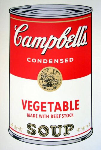 Soup Can Series 1 Vegetable Soup de Sunday B. Morning, Impresión a la venta en Singulart