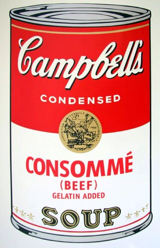 Soup Can Series 1 Consomme Soup de Sunday B. Morning, Impresión a la venta en Singulart