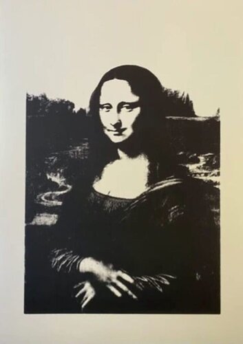 Mona Lisa 3: Metallic on Vellum de Sunday B. Morning, Impresión a la venta en Singulart