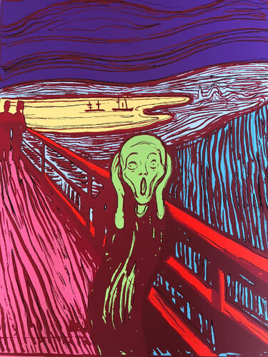The Scream: Green by Sunday B. Morning, Print for Sale on Singulart