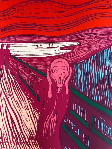 The Scream (Pink) van Sunday B. Morning, Afdruk te koop op Singulart