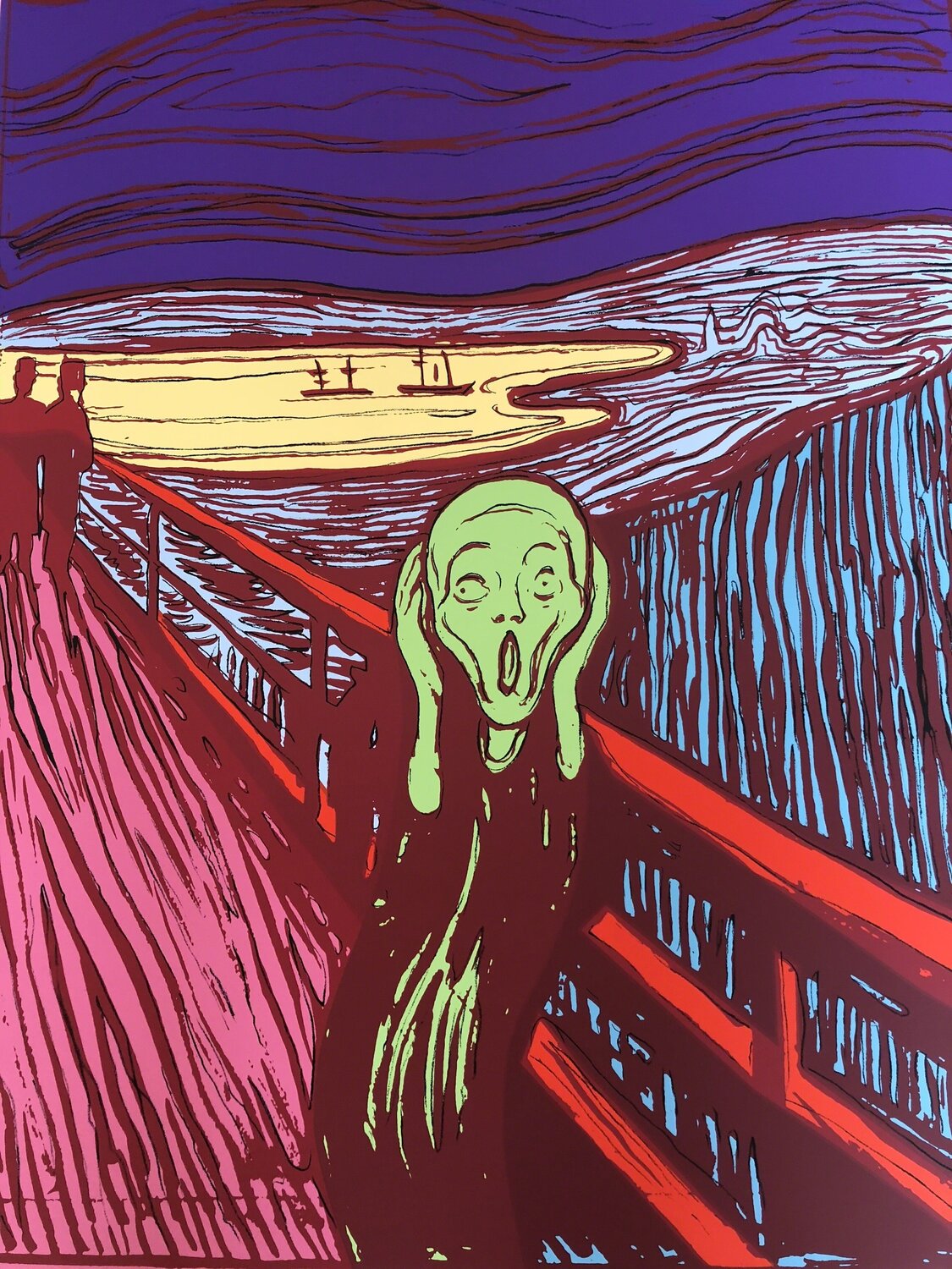 The Scream (Green) Sunday B. Morning Stampa in vendita