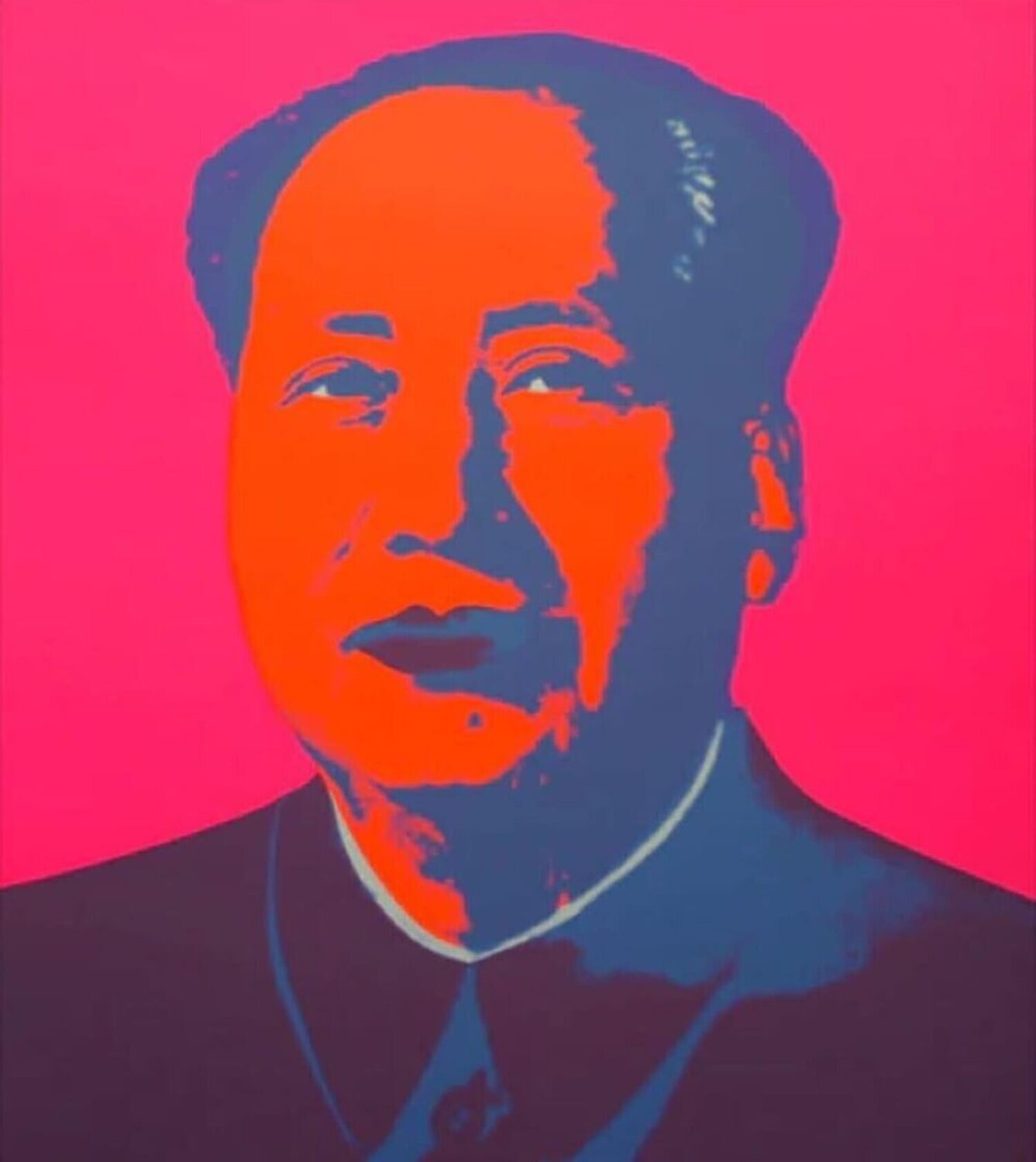 Mao: Hot Pink Sunday B. Morning Afdruk te koop