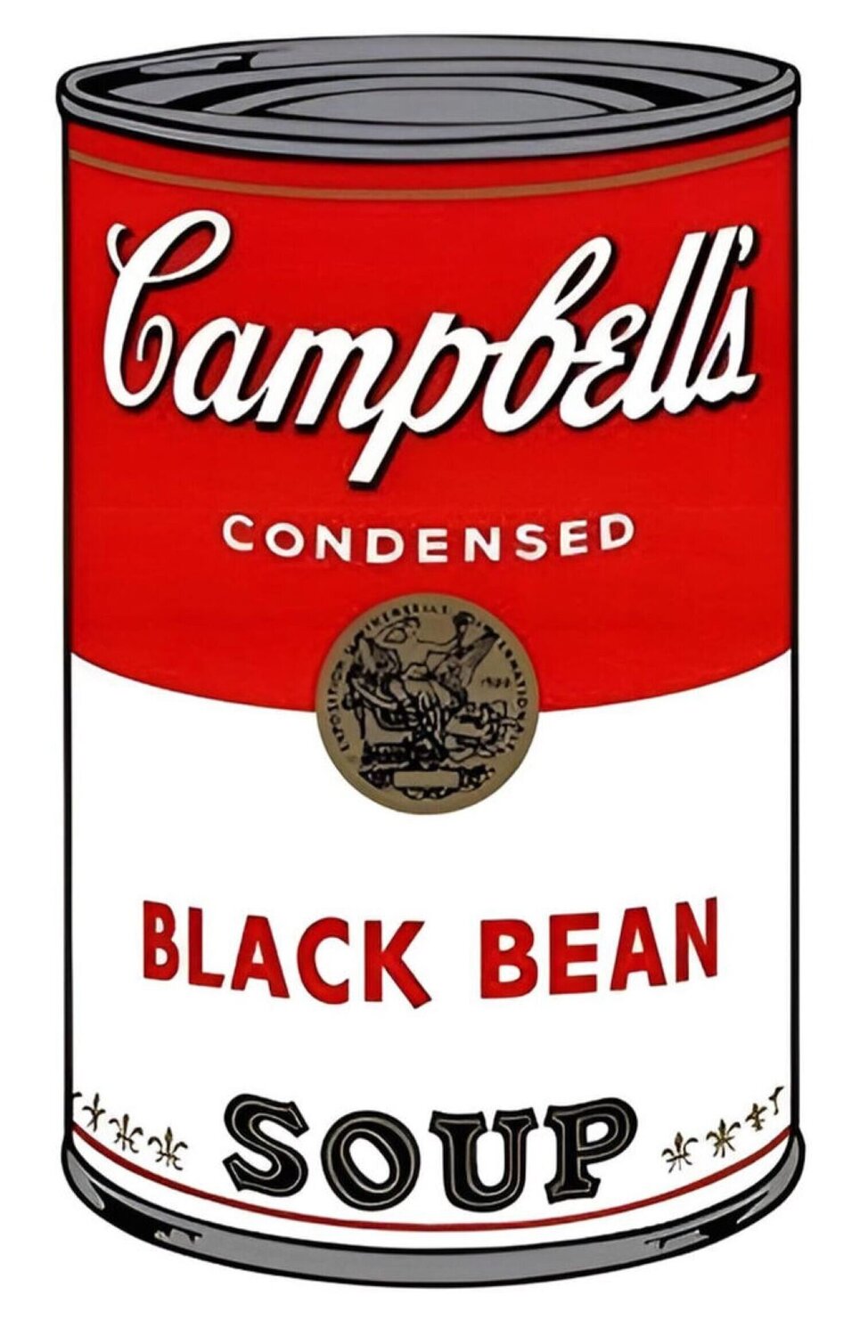 Soup Can Series 1 Black Bean Soup Sunday B. Morning Print for sale