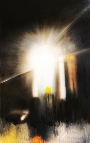Angel Entering van Gulshat Sobgaida, Schilderij te koop op Singulart
