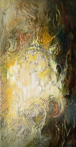 The Tapestry of Time van Gulshat Sobgaida, Schilderij te koop op Singulart