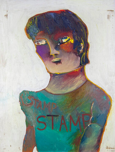 Stamp Stamp von Anne Marie Hall, Malerei kaufen auf Singulart