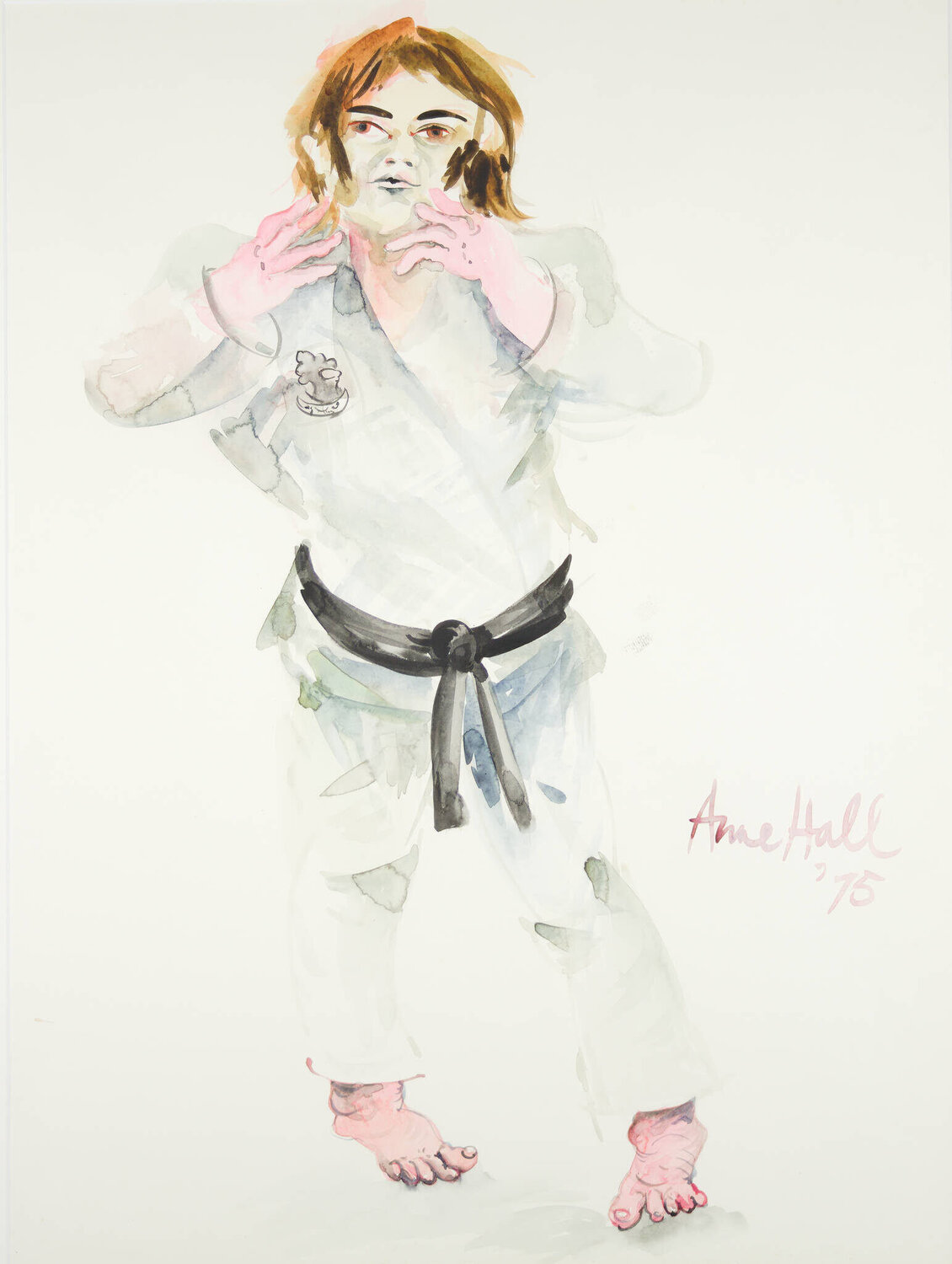 Untitled (Karate) Anne Marie Hall Werk auf Papier zu verkaufen