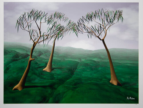 Dense and green de Philippe Le Miere, Impresión a la venta en Singulart
