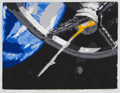  film odyssey space cinema scifi 2001 HAL Kubrick par Philippe Le Miere, Édition en vente sur Singulart