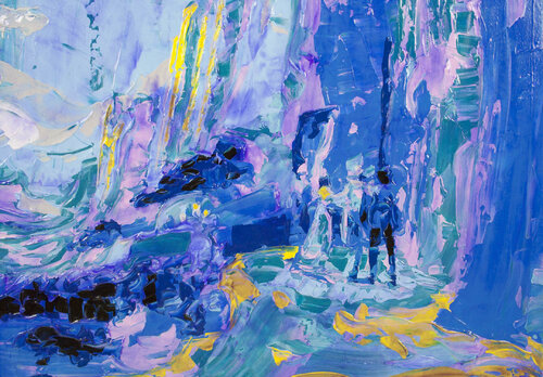 The Wizard of SuperEgo Oz van Philippe Le Miere, Schilderij te koop op Singulart