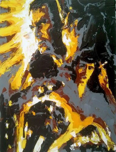 dystopian ai cyberpunk bladerunner harrisonford scifi von Philippe Le Miere, Malerei kaufen auf Singulart