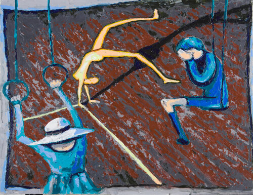 Study for Balancing Children by Philippe Le Miere, 油畫 for Sale on Singulart