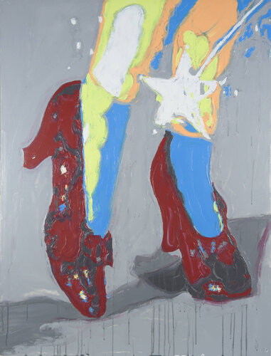 ruby shoes of oz di Philippe Le Miere, Pittura in vendita su Singulart