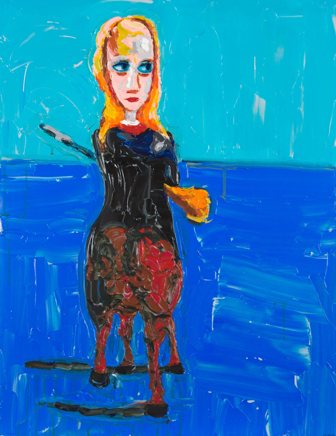 Study for Alice the First-class marksman Philippe Le Miere Dipinto originale in vendita